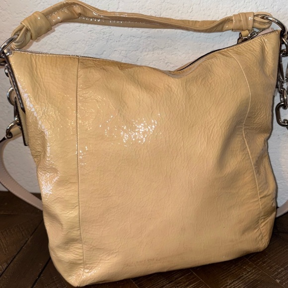 Coach NWT Patent Leather Hobo + Kristin Slim Envelope Wallet Set $559 Retail - Picture 8 of 15